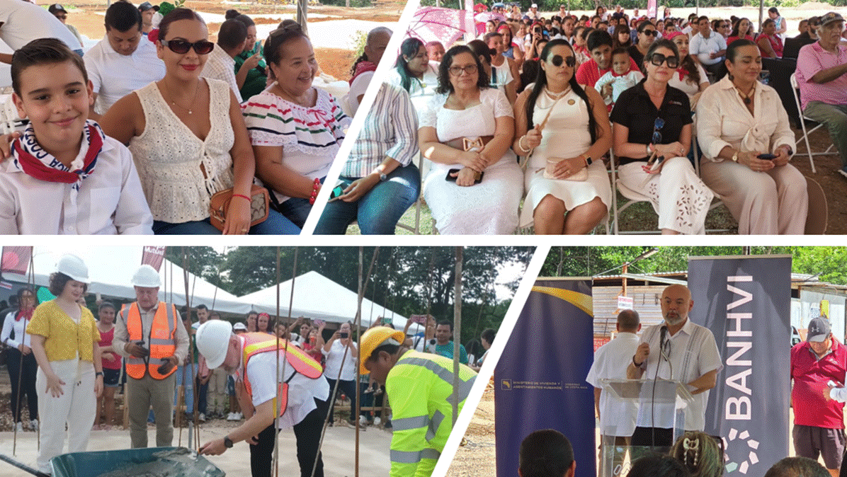 Fotograf&iacute;as de acto de arranque de obras del proyecto Zona Azul en Nicoya.
