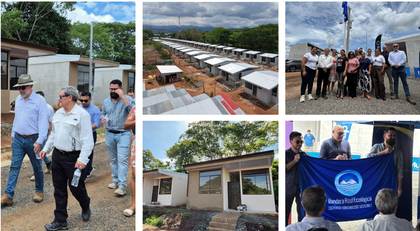 Fotos del proyecto Valle Real y del acto de iza de bandera y visita t&eacute;cnica.