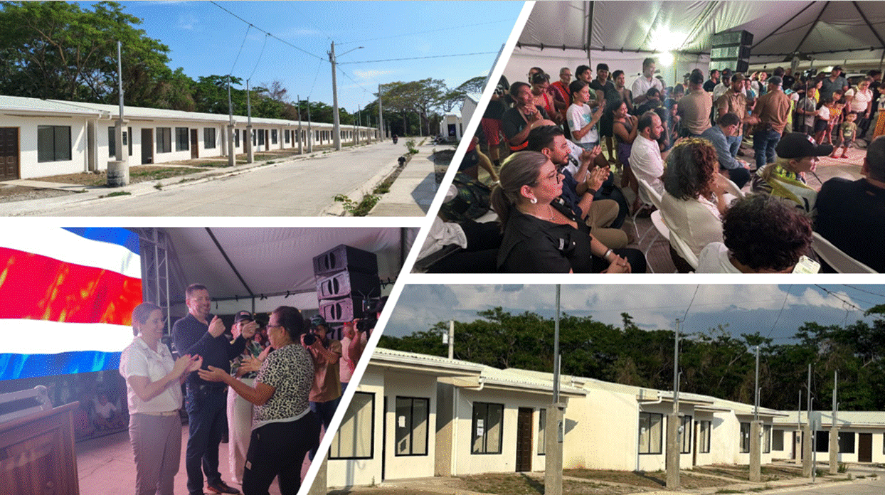 Fotograf&iacute;as de las viviendas y del acto en Boulevard del Sol.