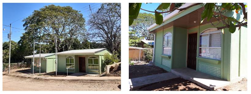 Fotograf&iacute;as del proyecto de vivienda entregado La Esmeralda en Abangares.