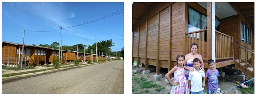 Fotograf&iacute;as del proyecto de vivienda entregado Cartagena en Valle de la Estrella, Lim&oacute;n.