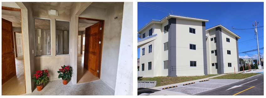 Fotograf&iacute;as del proyecto de vivienda entregado Almendares en Sagrada Familia, San Jos&eacute;.