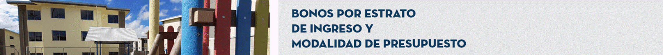 T&iacute;tulo: Bonos por Estrato de Ingreso y Modalidad de Presupuesto